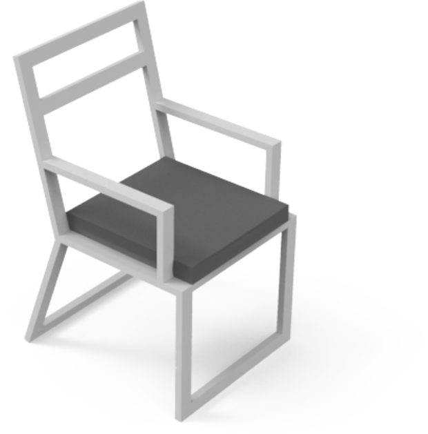 Silla con apoyabrazos